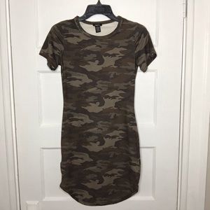 Camo mini dress